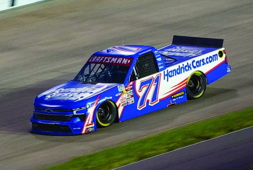 Rajah Caruth wins his second career race in the NASCAR Craftsman Truck series winning at Nashville Motor Speedway on Friday night (May 30).