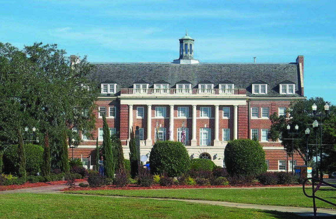 Lee Hall on the campus of Florida A&M University, Tallahassee, Florida.