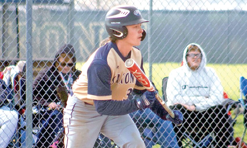 Saxony Lutheran centerfielder Brayden Moore holds the Missouri high school state record for RBI in a game after hitting four home runs — including two grand slams in the same inning — in a 30-11 victory over Ellington on April 14. He also tied for other records in the victory.