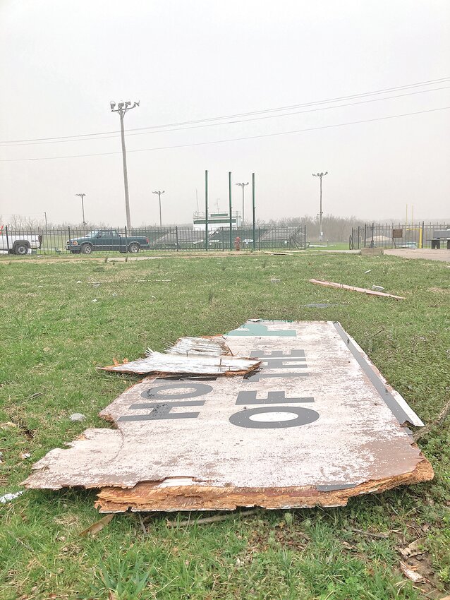Following the March 14 tornado that swept through Perryville, causing significant damage to the Perry County 32 School District, including the high school football field, the administration has been diligent in finding a way to make the field safe for play this fall.