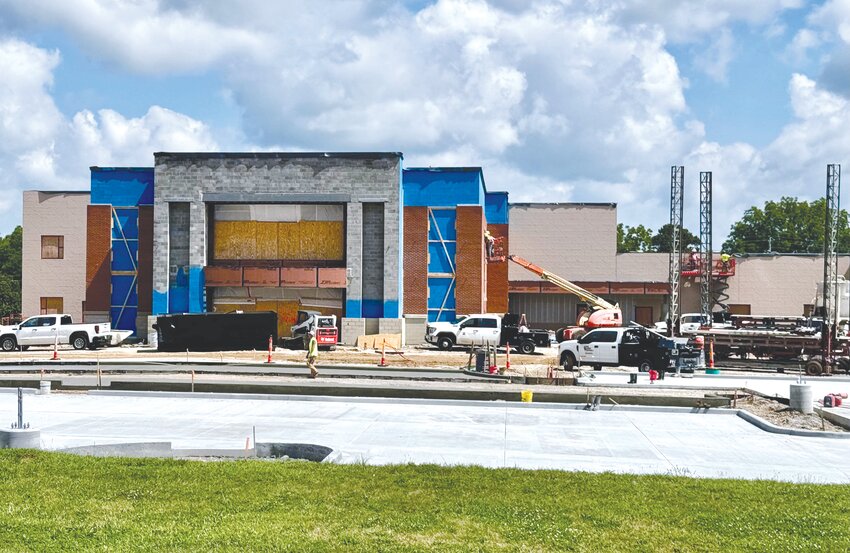 Construction of the Perry County Joint Justice Center is nearing completion as Zoellner Construction Co. and subcontractors feel confident they will meet their fall deadline.