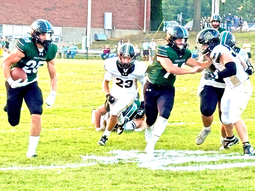 The Perryville Pirates are enjoying one of their strongest seasons in years with a 6-1 record, having lost their only game to the St. Vincent Indians.