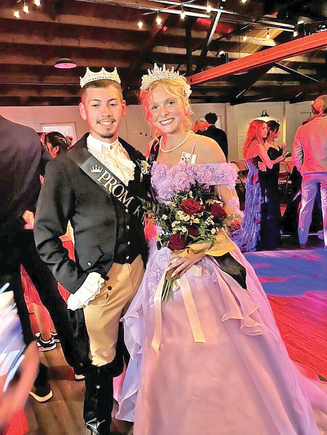 The 2025 Perryville High School Prom king and queen, announced at Saturday evening&rsquo;s prom dance, are Blake Hager and Kara Williams. Other court members included king candidates Carter Blechle, Blake Hager, and Grady Warrant, as well as queen candidates Julia Hotop, Maria Mattingly Hernandez, and Kara Williams. This year, PHS students voted for the king and queen candidates individually rather than as couples.