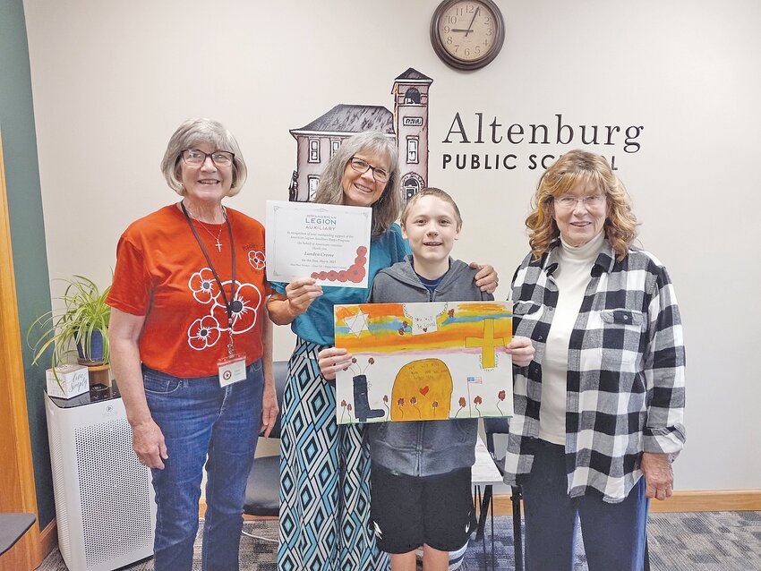 Bella Richardet won first place in Class 3’s Poppy Poster Contest.
