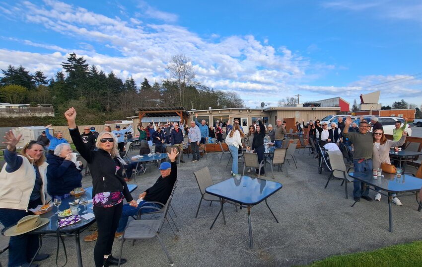 On April 5 at the Reef there was quite the turn out for the first Elbows Down, Sunglasses On event. This event's goal was to get people to visit the Point, open their cabins and support local businesses. Warren Groom, president of the Crystal Water Beach community association, said, "The people of Crystal Water Beach have a long-standing love of Point Roberts, regardless of politics. It’s our 'happy place' and we want to see it thrive." The next event will take place Saturday, May 3, after 4:30 p.m. at The Pier.