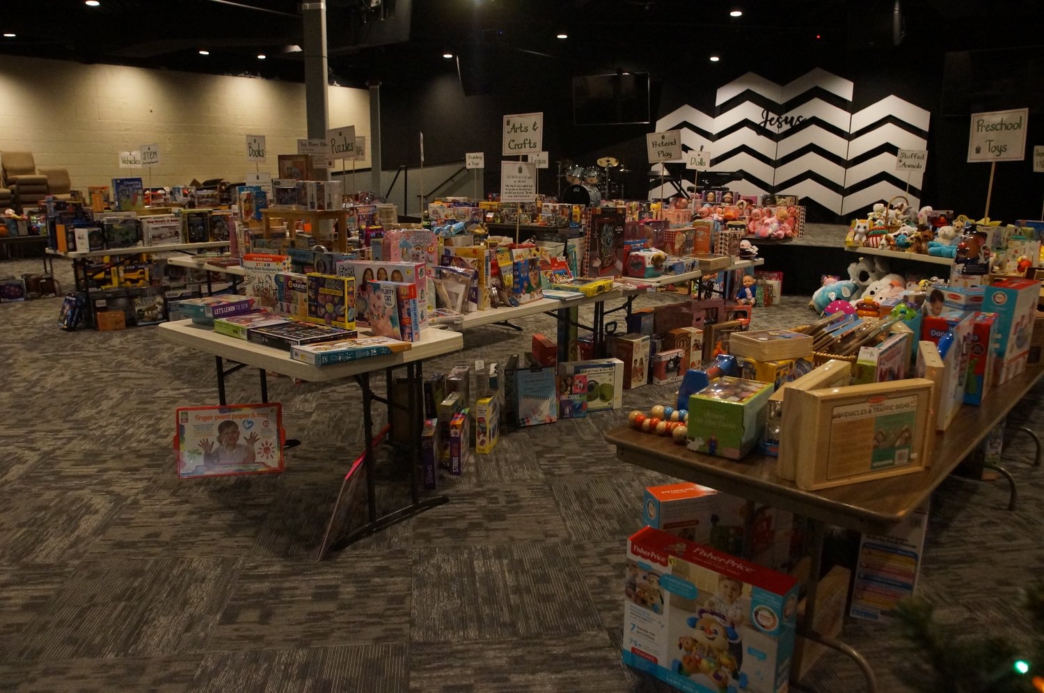 The Community Assistance Program's 2021 Community Toy Store.