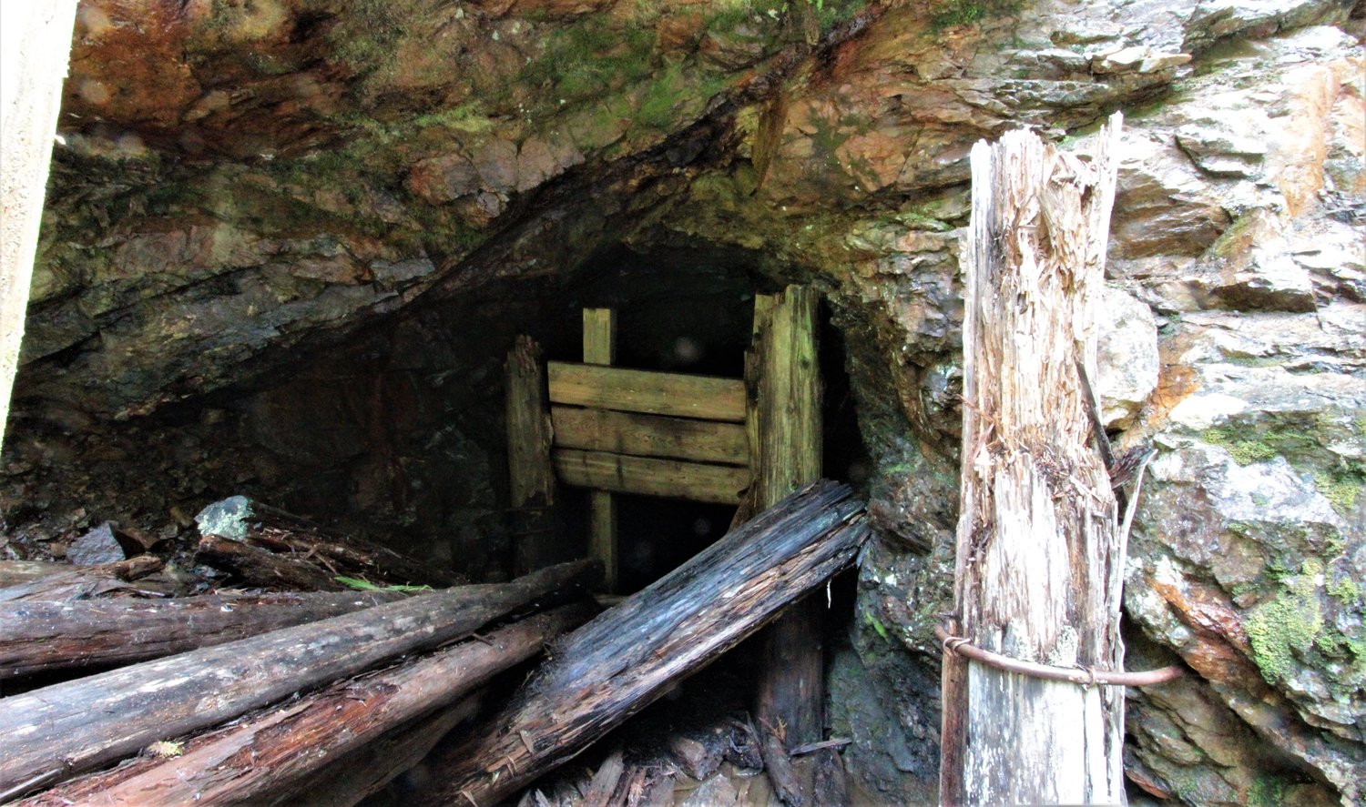 An abandoned mining adit in the Donut Hole. Many conservation groups and First Nations have asked for sites like these to be cleaned.