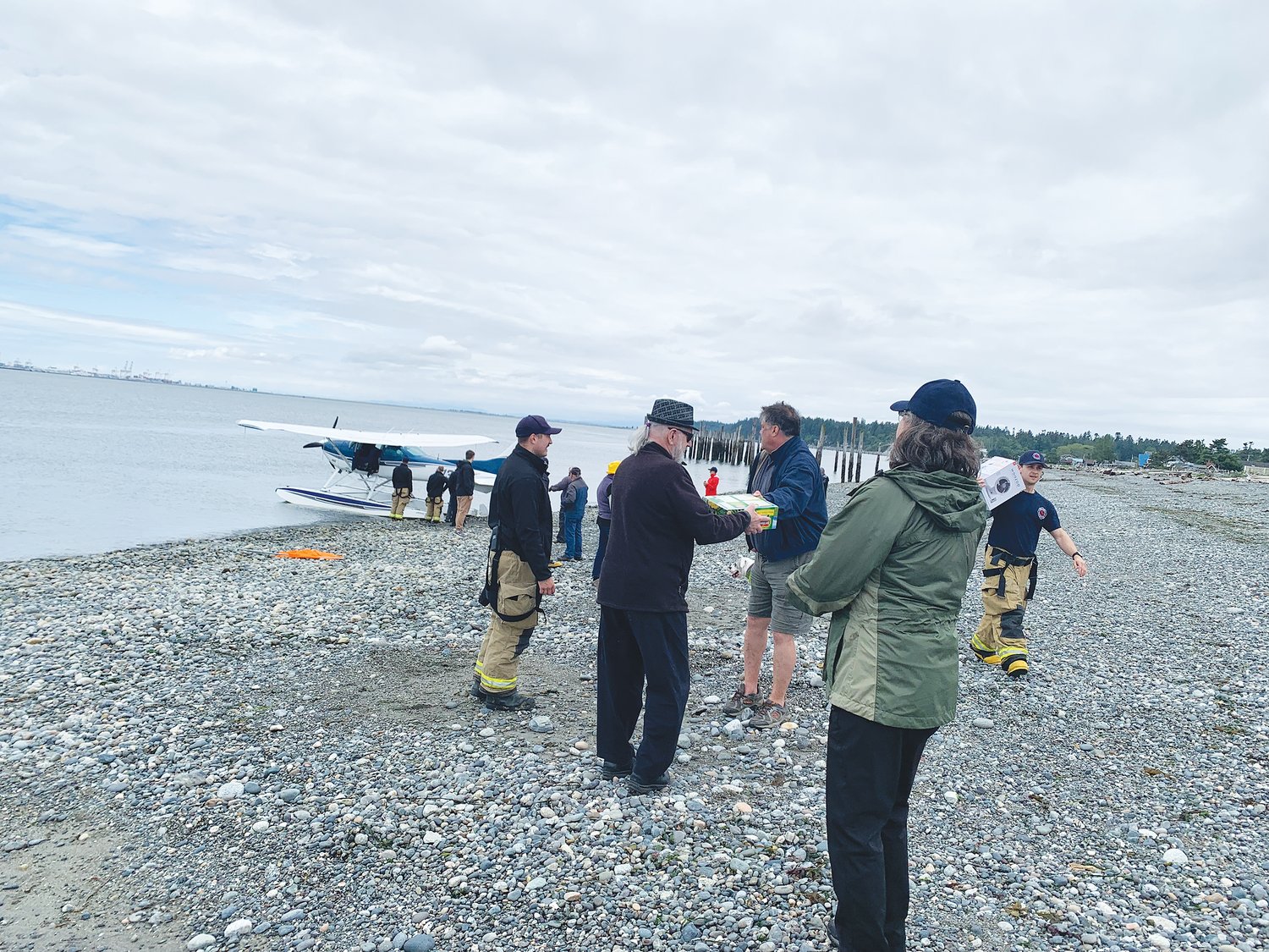 On June 18, Point Roberts Emergency Preparedness (PREP) hosted the Emergency Volunteer Air Corps and Disaster Airlift Response Team for their codenamed “Thunder Run” fly-in which brought in 800 pounds of food and supplies to Point Roberts and an additional 60,000 lbs. of food to other locations in Washington and Oregon.