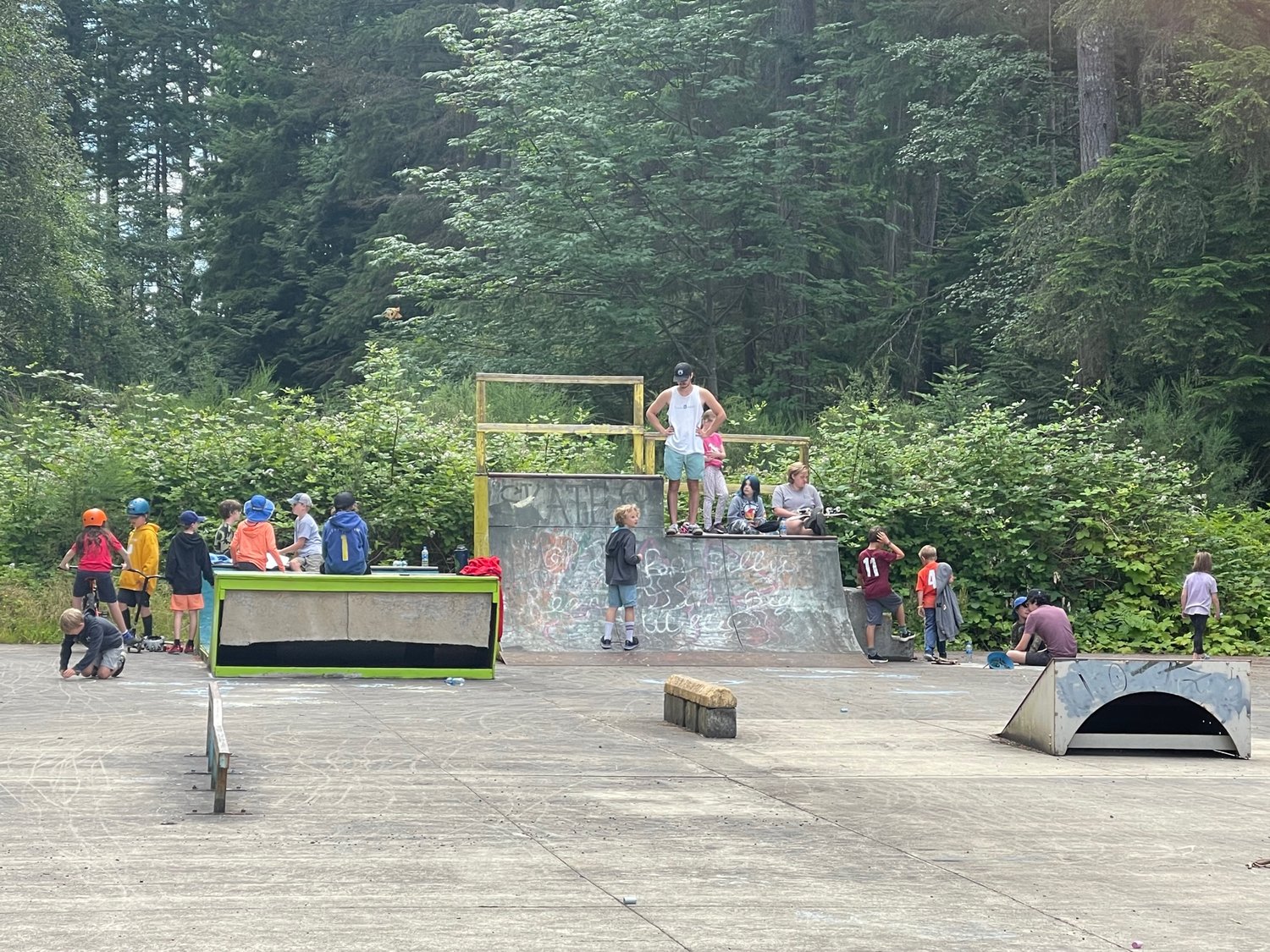 Attendees of the Point Roberts Park & Recreation District’s summer kids camp got to experience several field trips in addition to activities around the Point. Trips were made to the Greater Vancouver Zoo,  Vancouver Science World and Vancouver Aquarium, made possible by grants given to the district.