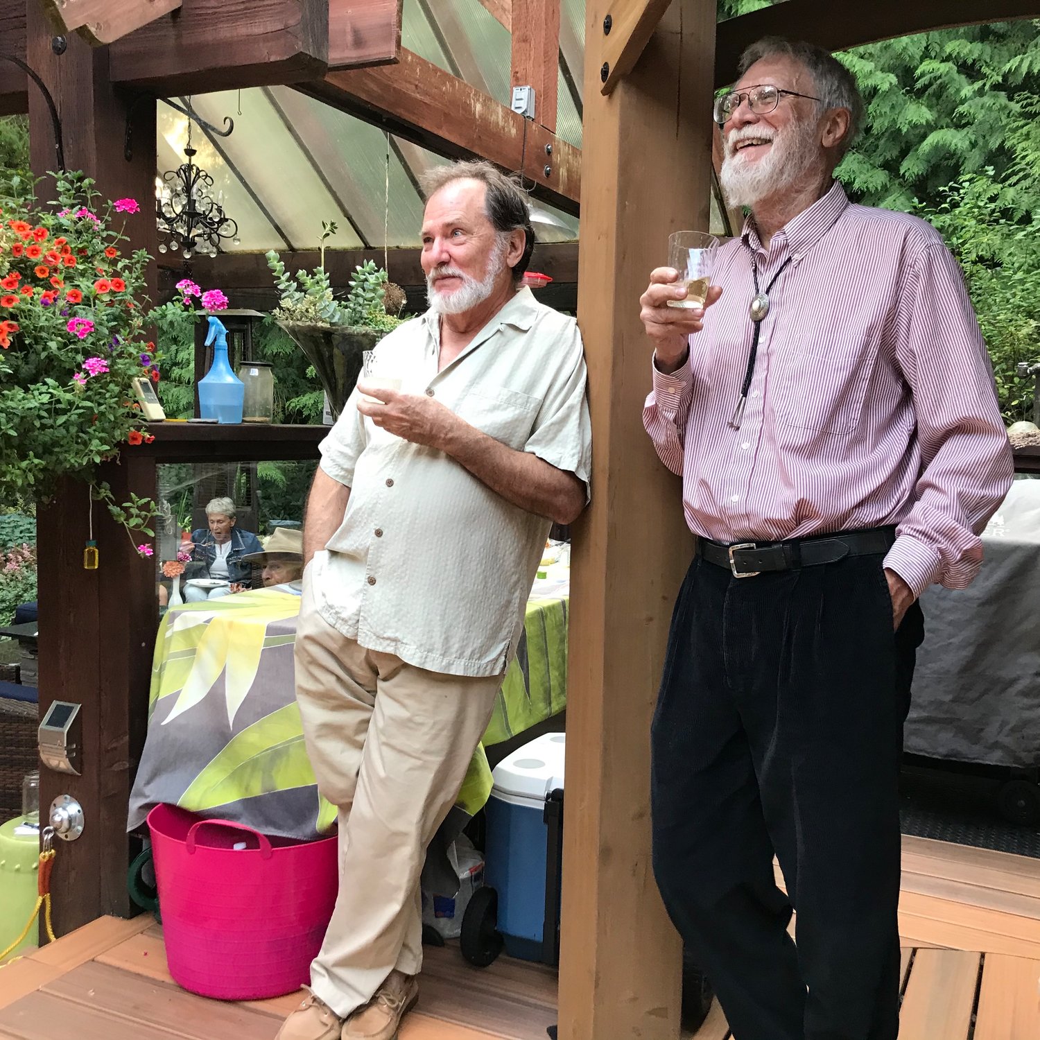 Scott Hackleman (former) PR Garden Club President) & Holger Michelsen.