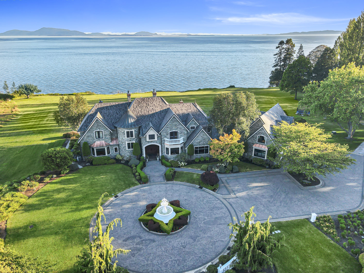 A luxury old world-style estate at 6023 Birch Point Road is on the market for $6.48 million.