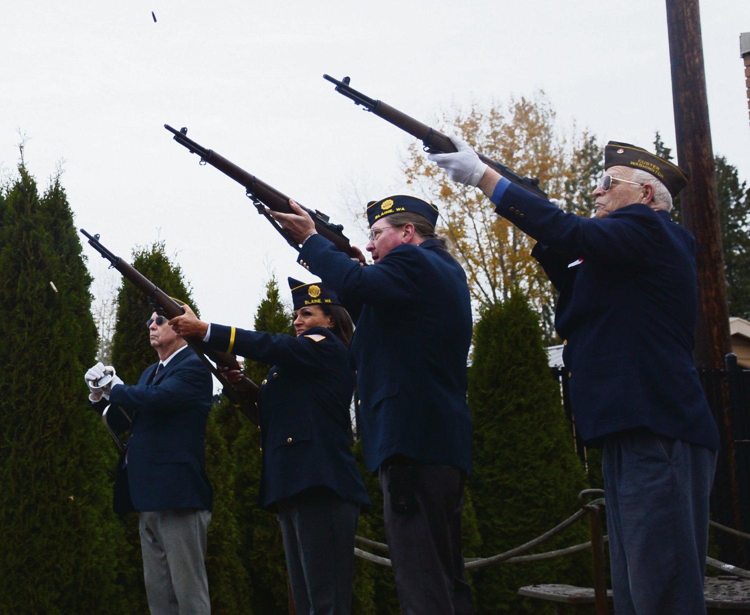 The Veterans of Foreign Wars Post 9474 and American Legion Post 86 honored those who have served during the annual Veterans Day tribute at Veterans Memorial Park in Blaine on November 11.