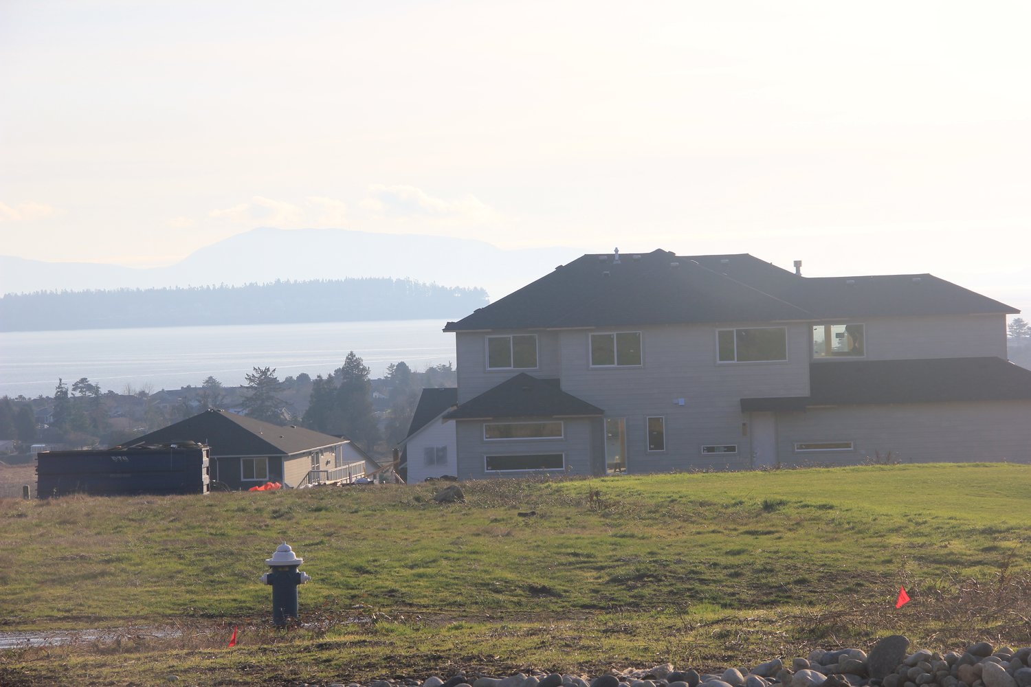 About 10 homes have been completed and another 16 are under construction in Horizon at Semiahmoo.