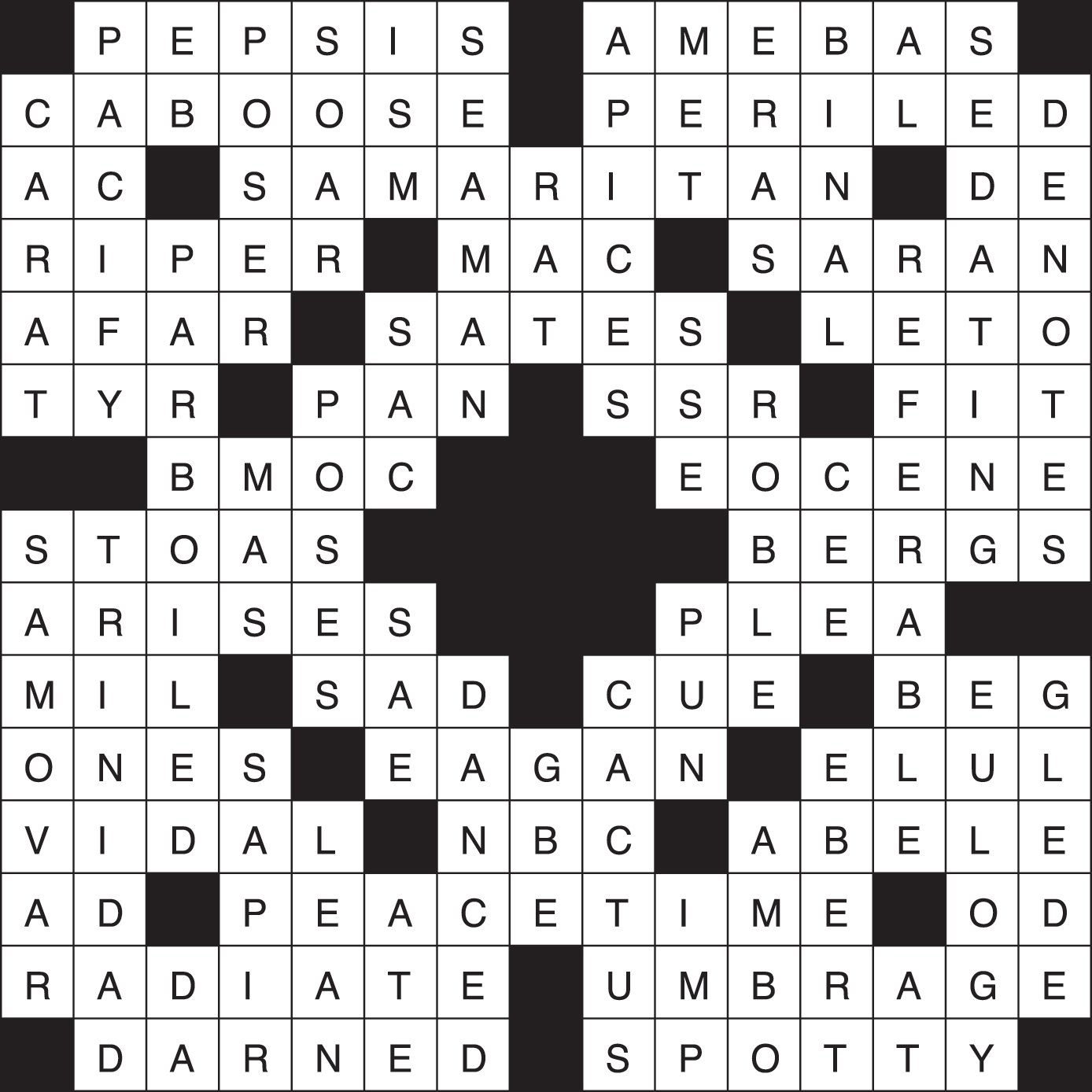 Crossword Puzzle Answers April 612, 2023 All Point Bulletin