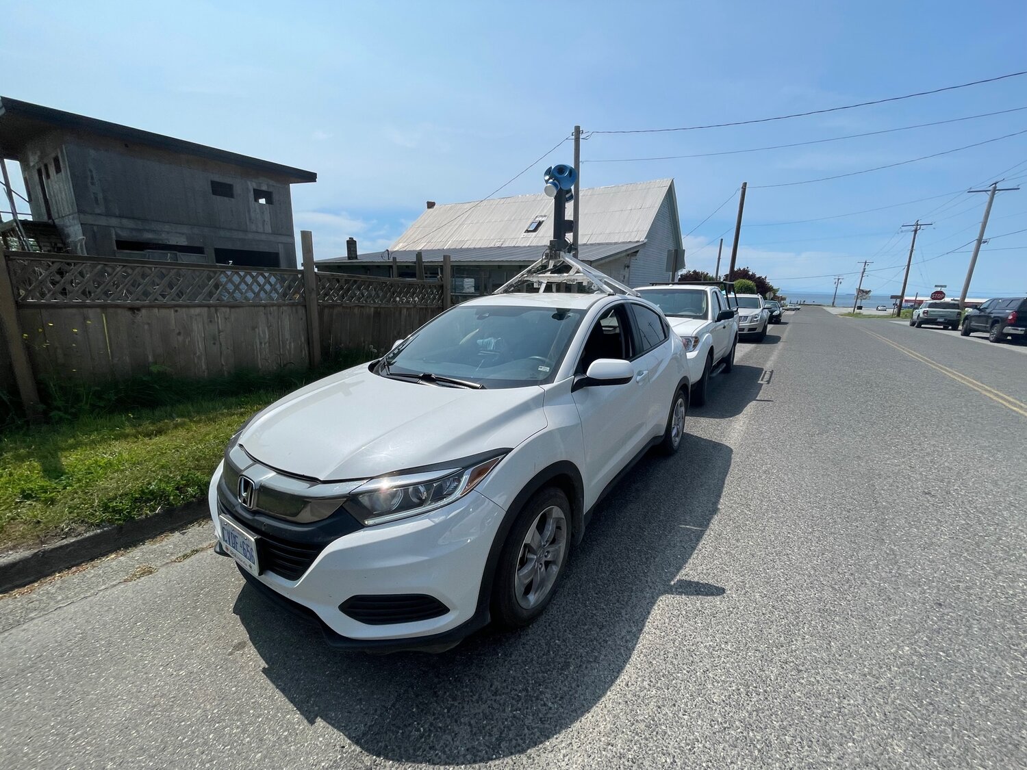 Oh no! The world will find out about Point Roberts. A Google Streetview camera vehicle was recently spotted driving the streets of the Point.