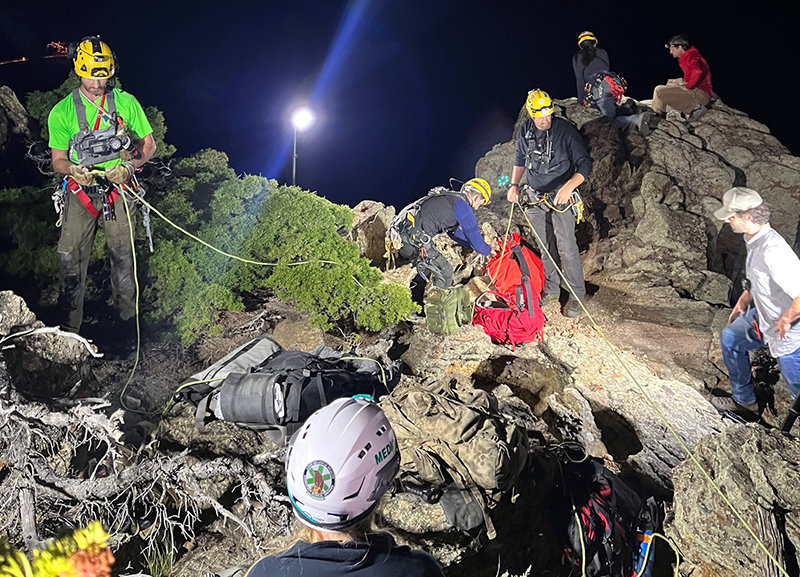 Park County Search and Rescue volunteers assisted a climber who got stranded at a popular spot near Buffalo Bill State Park.