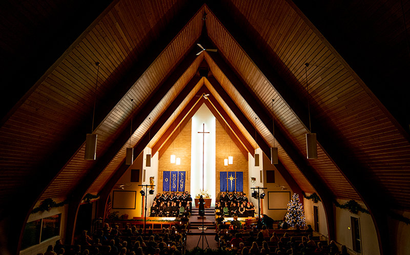 The Northwest College Concert Choir and Powell High School Choir team up at the 2021 Vespers Concert at First United Methodist Church in Powell. The event is scheduled for Wednesday night at 7 p.m., but those wanting a good seat need to come well in advance of the start time.