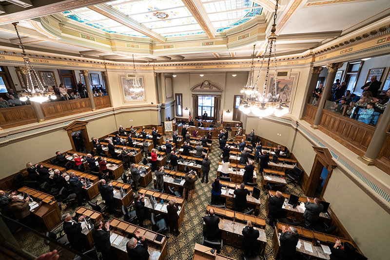 The opening session of the 67th Legislature gets underway in the House Chambers on Wednesday in Cheyenne.