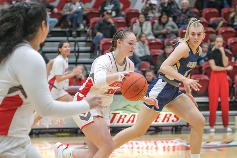 Natalyah Nead and the Trapper women rebounded from an opening Region IX loss and have since moved into a tie for second heading into the midway point of the conference season.