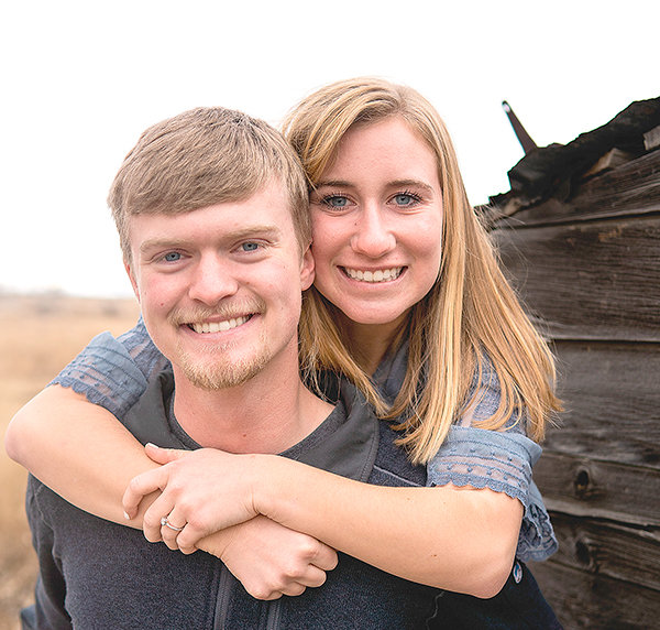 Lane Franks (left) and Kabrie Cannon are high school sweethearts and PHS grads who became friends during the high school cross country season. The two were engaged the November after Cannon graduated high school.
