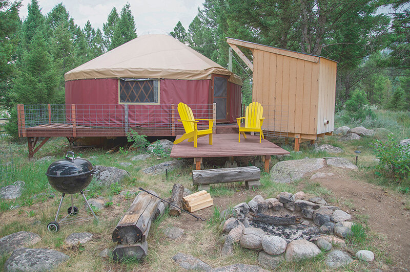 The O&rsquo;Neill family&rsquo;s original yurt has occupied a plot of land near Hunter&rsquo;s Peak for just over two decades. The plan wasn&rsquo;t always to put a yurt on their mountain property but the durability and ease of construction made it a good option.