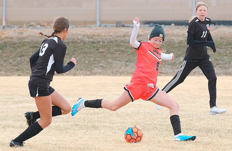 Veronica Kovach helped lead the Cubs at the front as the Powell Middle School soccer team wrapped up its first official season in May.