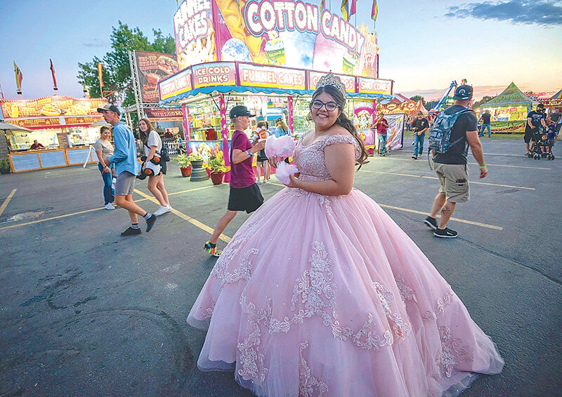 Janicia Ramirez celebrates her quincea&ntilde;era during last year&rsquo;s Park County Fair. After high turnovers in the county events office the last few years, Events Coordinator Billy Woods said he feels good about Park County Fair preparation&nbsp;in the final weeks before the event.