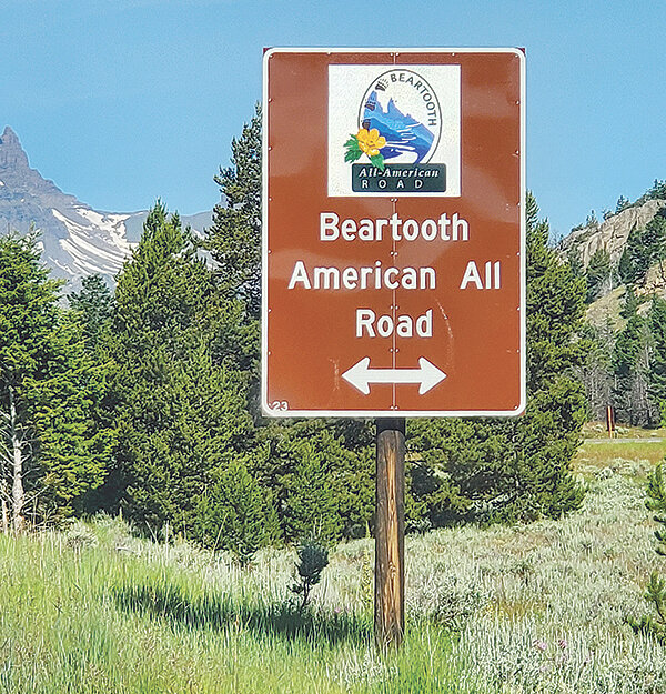 A new sign near the intersection with U.S. Highway 212 on Wyo. Highway 296 recently installed by WYDOT went viral locally after people noticed words out of order. A replacement overlay to fix the error is expected to be installed next week.
