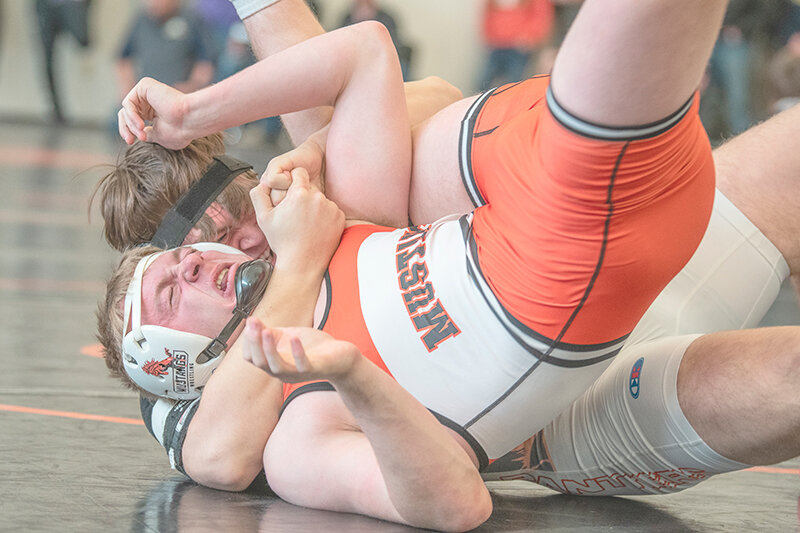 Jimmy Dees finished undefeated at 215 pounds last weekend, earning seven pins, all in under a minute, at the Powell Invitational. Dees defeated Natrona County&rsquo;s Noah Sides by pin in 58 seconds in the championship bout Saturday.