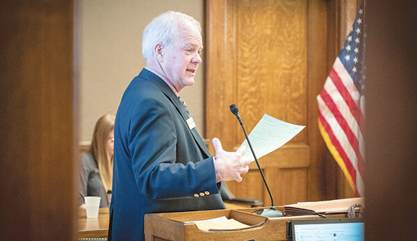 Sen. Dan Laursen (R-Powell) was one of the members of the initial joint conference committee attempting to make a deal on the budget. After that effort failed, a second committee approved a budget deal Tuesday night to send back to the full House and Senate for approval.