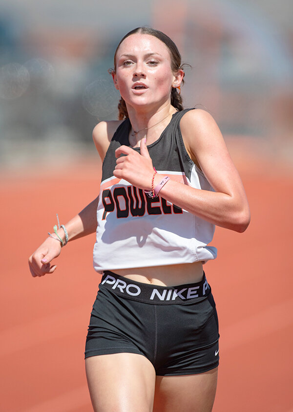 Kinley Cooley set another school record in the distance races, clocking a 5:26.39 and breaking the previous 1600 record by .02 seconds on Saturday.
