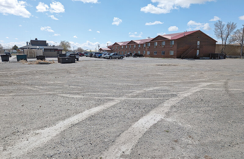 This vacant lot, which extends beyond the eye of the camera, is set to host three duplexes by this fall. Developer Shane Shoopman intends to rent out the six units once they&rsquo;re completed.