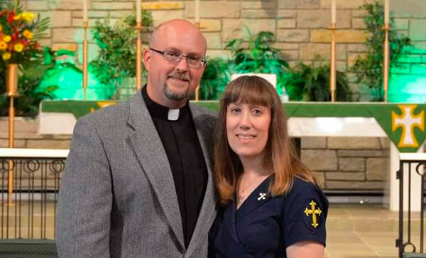 Rev. Daniel Harrington will be installed as the new pastor of Immanuel Lutheran Church. He, along with wife Melissa and their four children, recently moved to the area.