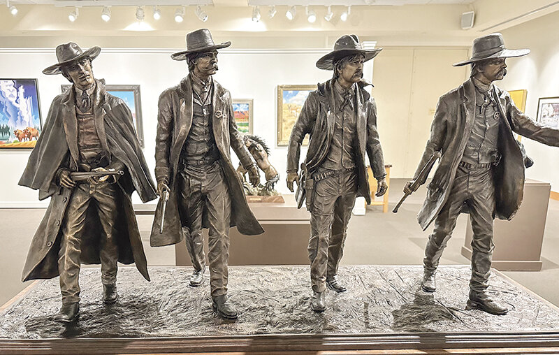 Vic Payne’s ‘The Walk of Tombstone’ was the highest selling 3-dimensional piece at the record-setting Buffalo Bill Art Show & Sale, bringing in $40,250 with added buyer’s premium.