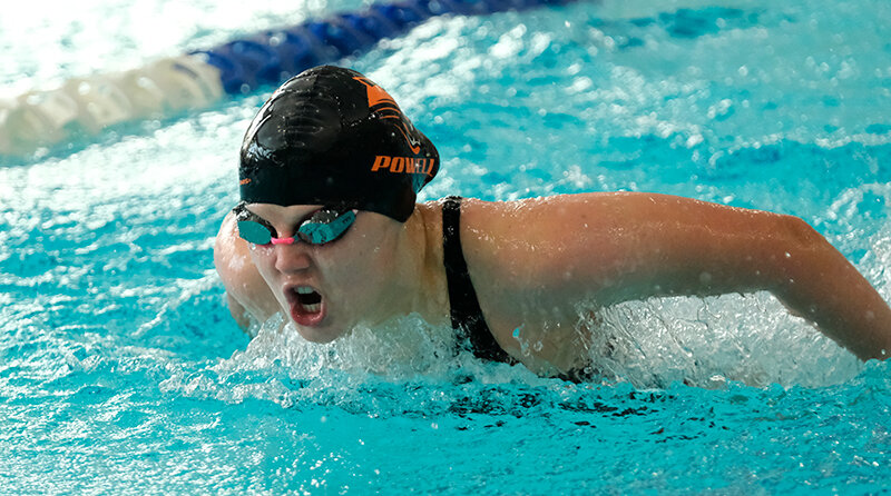 Kaitlin Diver claimed four victories over two meets last week, as the Powell swim team continued to fight despite missing three of its top four swimmers.