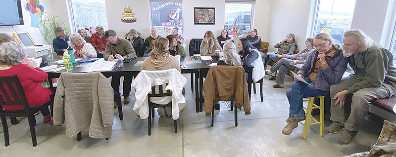 Roughly 30 people packed into the community room at the Park County Animal Shelter on Thursday — a room occasionally used to host birthday parties — to ask questions of the shelter board following the resignation of the previous executive director, who said she was frustrated by the shelter’s new policies since the arrival of a new operations director.
