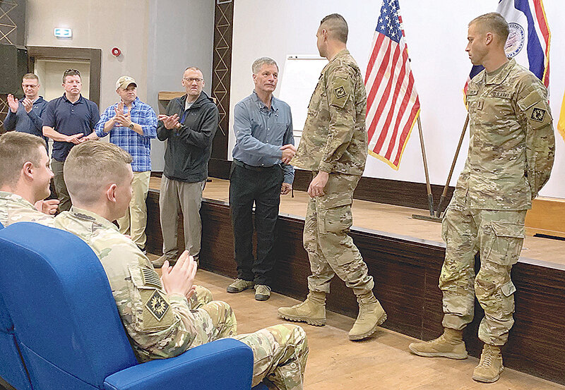 Gov. Mark Gordon visited Wyoming National Guard troops in the Middle East recently, as well as the king of Jordan, on his way to a trade mission to Taiwan and Japan.