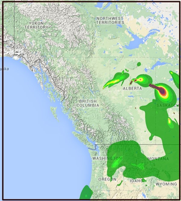 Smoke from Canadian wildfire blows into area | Powell Tribune