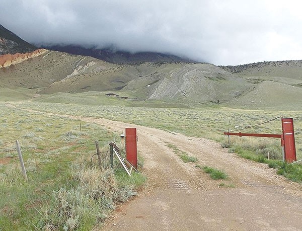 Philippe Lajaunie’s proposed plan to build a large water bottling factory would be just to the right of the existing bottling facility for American Summits, which is conducted from a ranch house near the Clarks Fork Canyon.