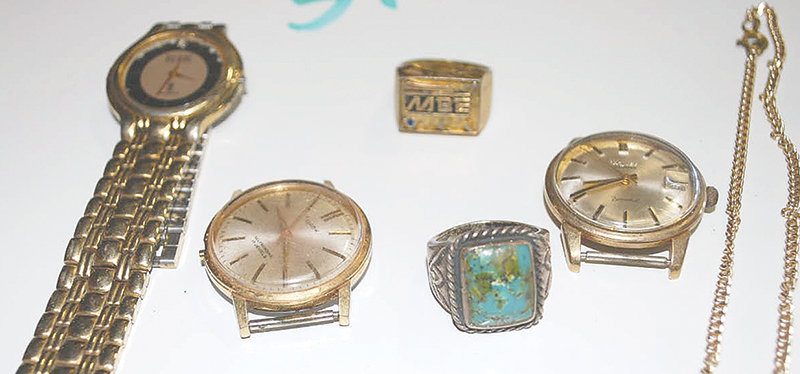 These watches and jewelry were among the many items seized from a stolen U-Haul truck in February. The Wyoming Highway Patrol reached out to law enforcement agencies in several states in an effort to identify the property’s owners.