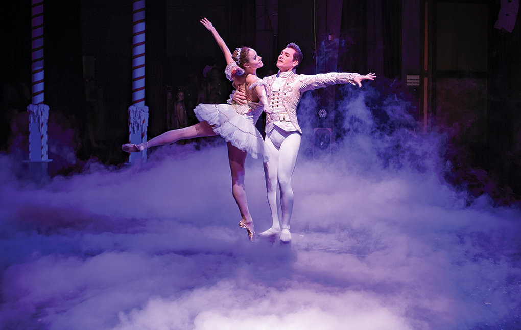 Natalia Magnicaballi and Michael Cook perform the roles of the Cavalier and Sugar Plum Fairy in 2018, in what was their finale at the Rocky Mountain Dance Theatre’s Nutcracker Ballet. Two new guest artists — Randy Pacheco and Sasha Vincett — are taking over the roles this year. TIckets go on sale Friday.