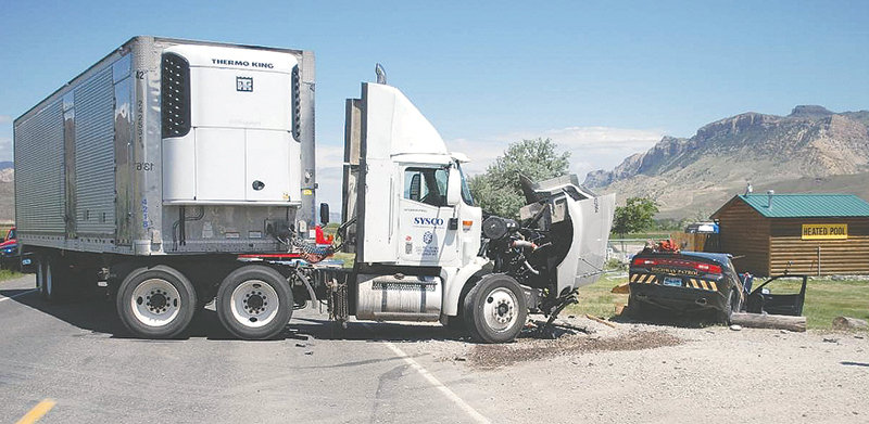 A lawsuit filed by former Wyoming Highway Patrol Trooper Rodney Miears against Sysco Montana over this June 2015 crash resulted in a confidential settlement last month. The driver of the Sysco truck never saw Miears’ patrol car coming, saying that he had been distracted.