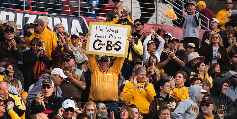 Some 10,000 University of Wyoming fans flocked to Tucson to support the Cowboy football team at last week’s NOVA Home Loans Arizona Bowl. The game aired on CBS Sports Network.