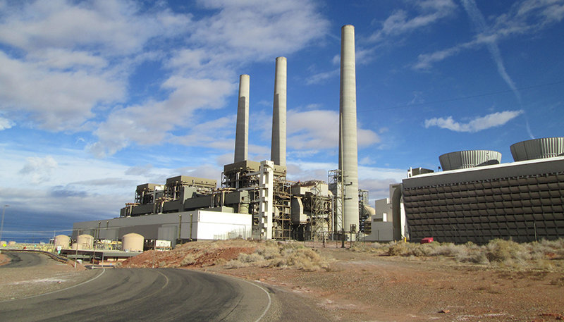 The coal-fired Navajo Generating Station in northern Arizona closed in November.