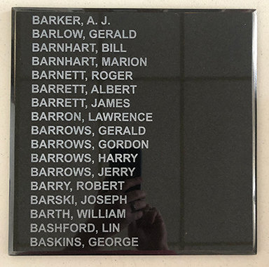 Plaques for the Powell Wall of Honor have already arrived. Assuming that another $2,000 can be raised, the plan is to have the tribune to local veterans finished by Labor Day.