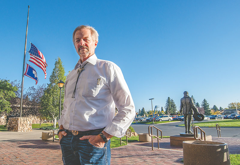 William Perry Pendley, deputy director of policy and programs for the Bureau of Land Management, poses for a portrait outside the Buffalo Bill Center of the West on Tuesday. A federal judge barred Pendley from continuing to serve as the acting director of the bureau last month, but he said the ruling has changed nothing.