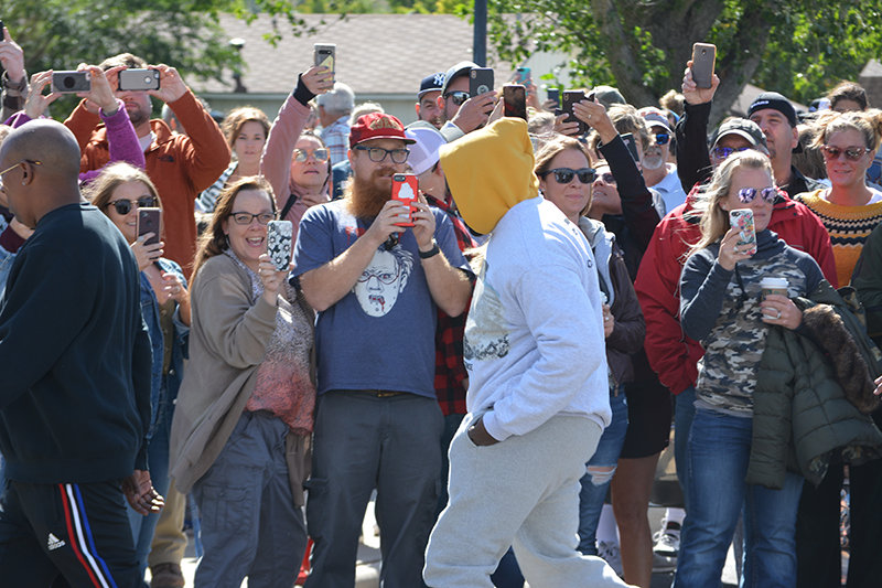 Kanye West walks past a crowd of fans at the Buffalo Bill Center of the West in Cody in September 2019, prior to a ‘Sunday Service.’ West bought a ranch south of the city that summer and later relocated a portion of his business to Cody. However, an economic development leader said last month that he wishes the company would be more clear about its plans.