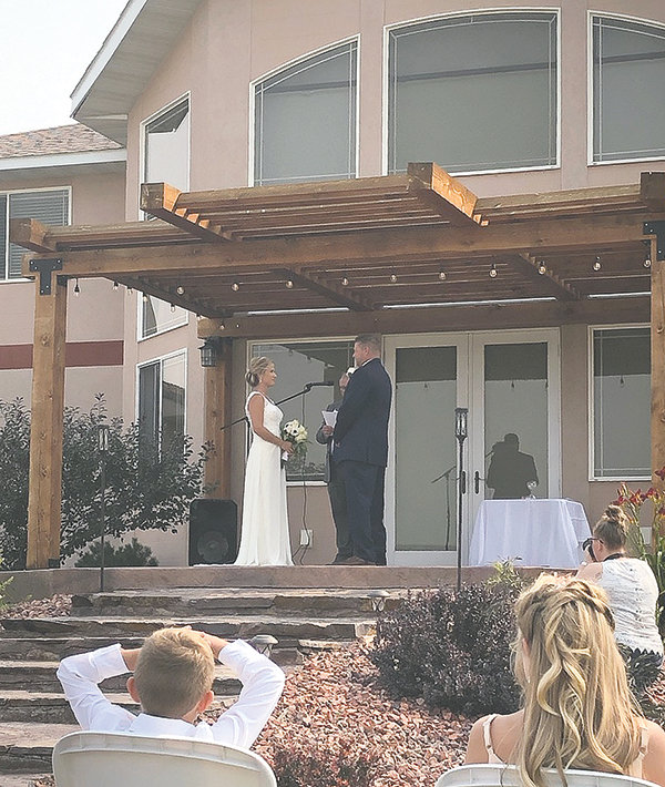 Lisa and Clay Lynn said ‘I do’ during an August ceremony, held at Joy Bessler’s home outside of Powell. The venue offers options for both indoor and outdoor events.