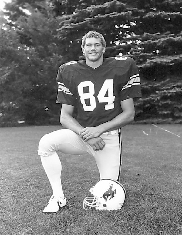 Jay Novacek played three seasons in Laramie for University of Wyoming before becoming an NFL star for Dallas.