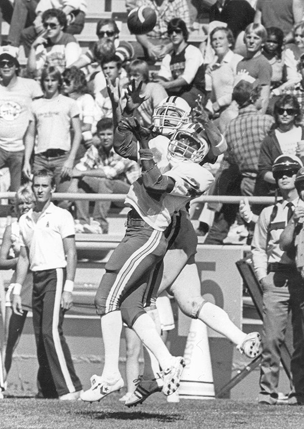 Jay Novacek played three seasons in Laramie for University of Wyoming before becoming an NFL star for Dallas.